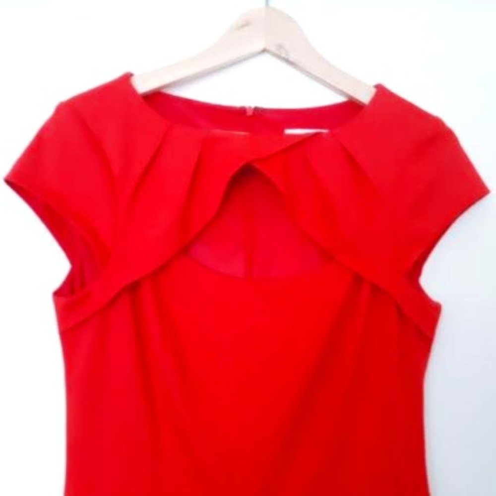 Lauren Conrad, Pleated Red Dress, Women's Size 8 US
